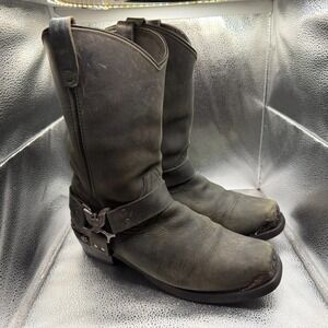Size‎ 13D Dingo Chopper Harness Leather Black Mens Motorcycle Boots DI19053
